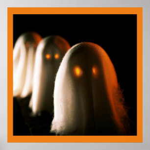 Poster Halloween - Fantômes 3