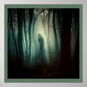 Poster Halloween - Forêt hantée 4