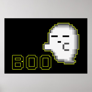 POSTER HALLOWEEN GHOST - BOO 2