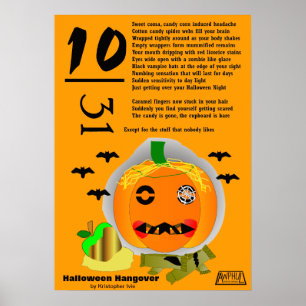 Poster Halloween Hangover