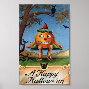 Poster Halloween heureux