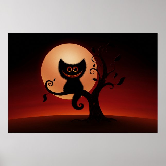 Poster Halloween Kitten (Devant)