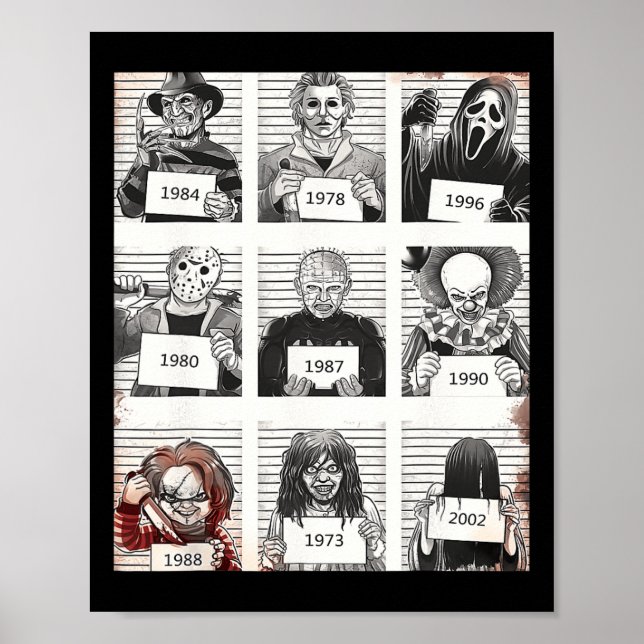 Poster Halloween légendes Déplaisantes tueur Musiques Hor (Devant)