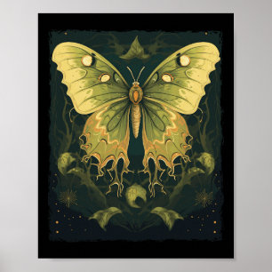 Poster Halloween Luna Moth
