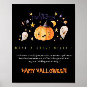 Poster Halloween mignon