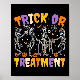 Poster Halloween Trick Ou Traitement Pt Thérapie Physique