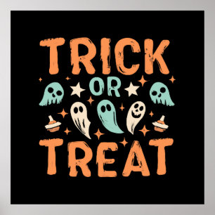 Poster Halloween Trick ou Treat