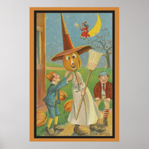 Poster Halloween vintage
