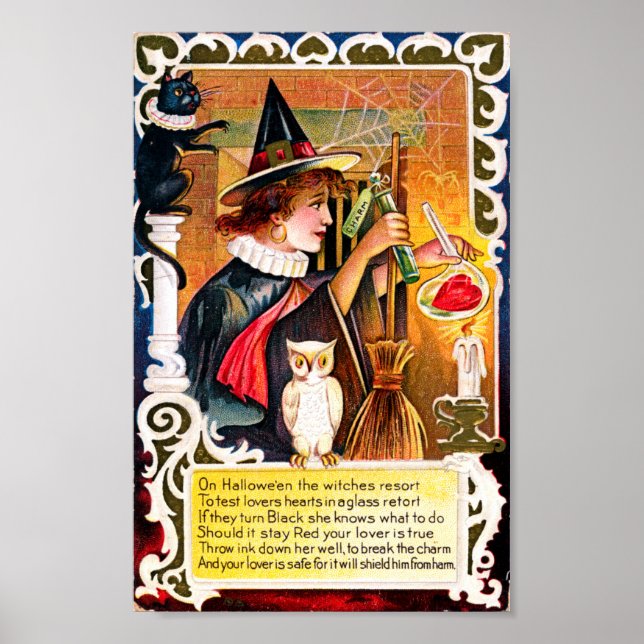 Poster Halloween vintage (Devant)