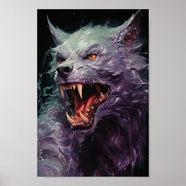 Poster Halloween Werewolf (Devant)