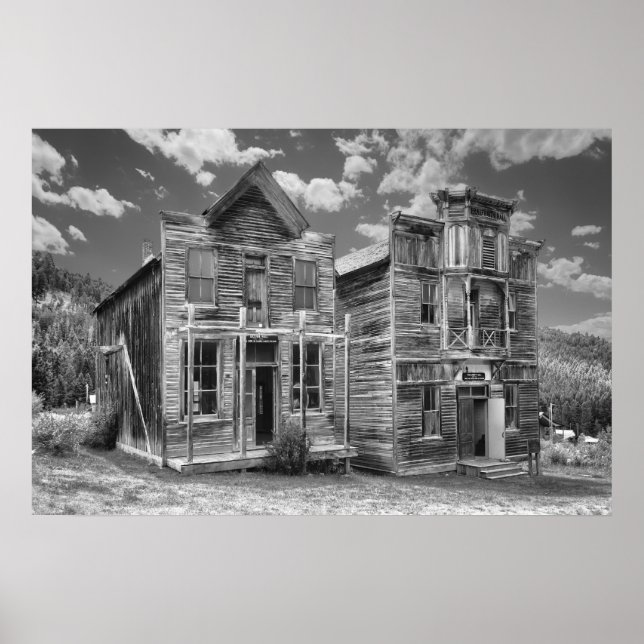 Poster Halls publics de la ville d'Elkhorn Ghost - Montan (Devant)