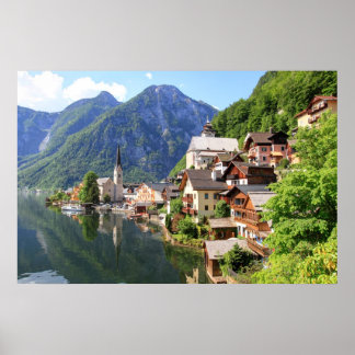 Poster Hallstatt, Austria