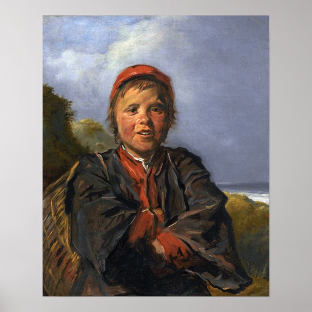 Poster Hals - Garçon de pêche (Devant)