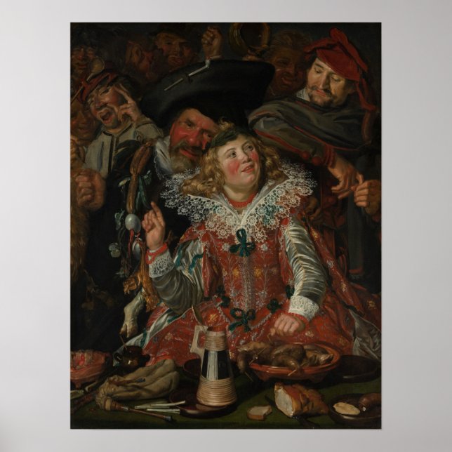 Poster Hals - Merrymakers À Shrovetide (Devant)