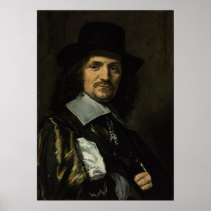 Poster Hals - Portrait Du Peintre Jan Asselyn