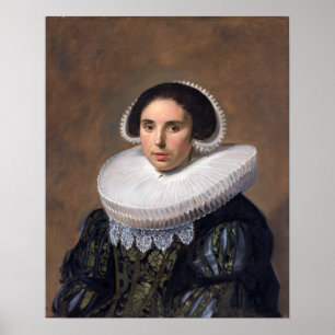 Poster Hals - Portrait d'une femme