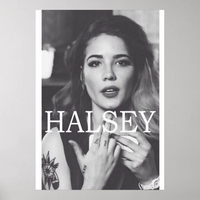 Poster Halsey (Devant)