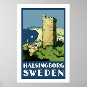 Poster Halsingborg ~ Suède