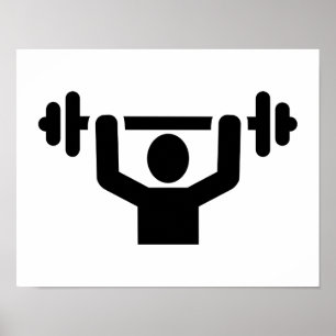 Poster Haltérophilie powerlifting