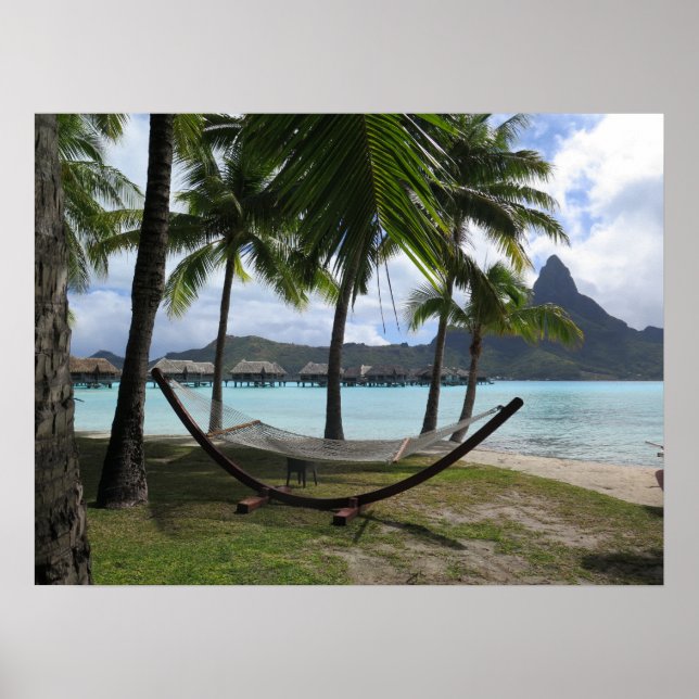 Poster Hamac Bora Bora (Devant)