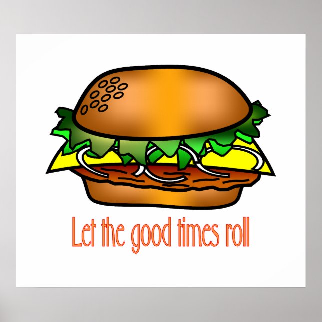 Poster Hamburger Good Times (Devant)
