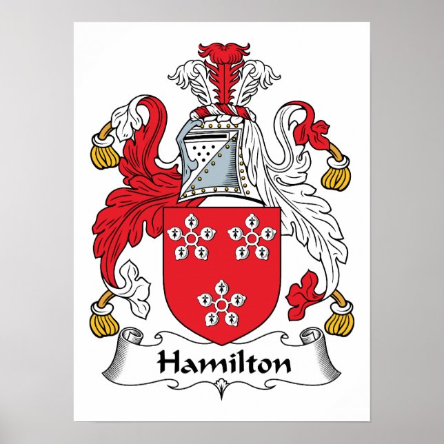 Poster Hamilton Family Crest (Devant)