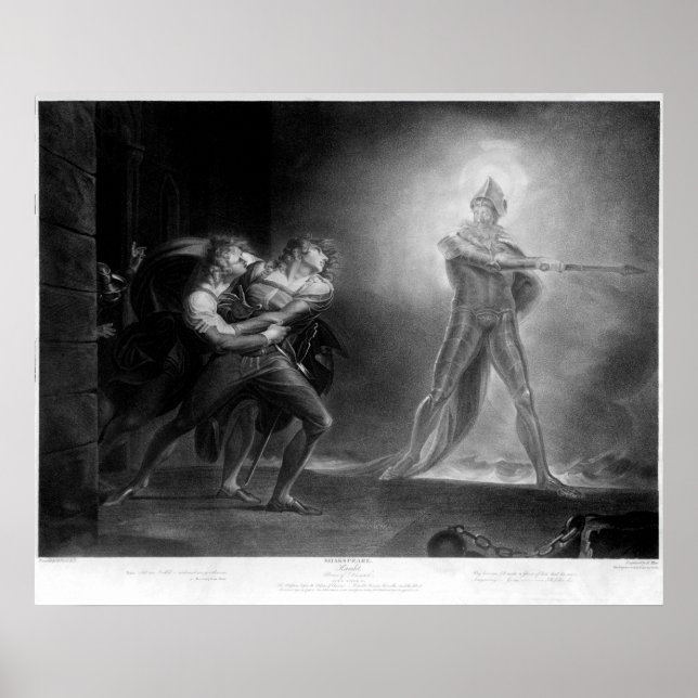 Poster Hamlet, Acte I (Devant)