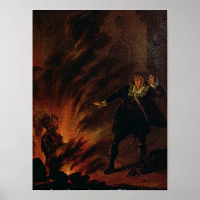 Poster Hamlet et le fantôme de son père (Devant)