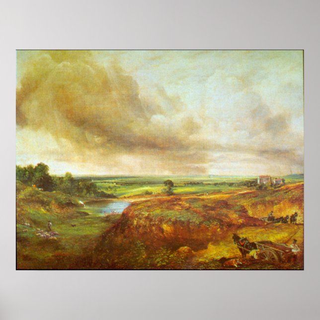 Poster Hampstead Heath par John Constable (Devant)