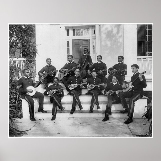 Poster Hampton Institute Musicians, 1898 (Devant)