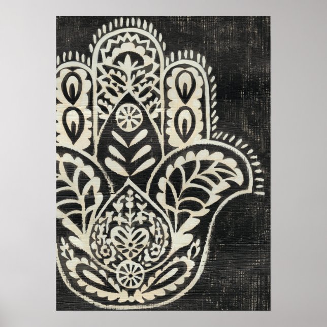 Poster Hamsa de nuit (Devant)