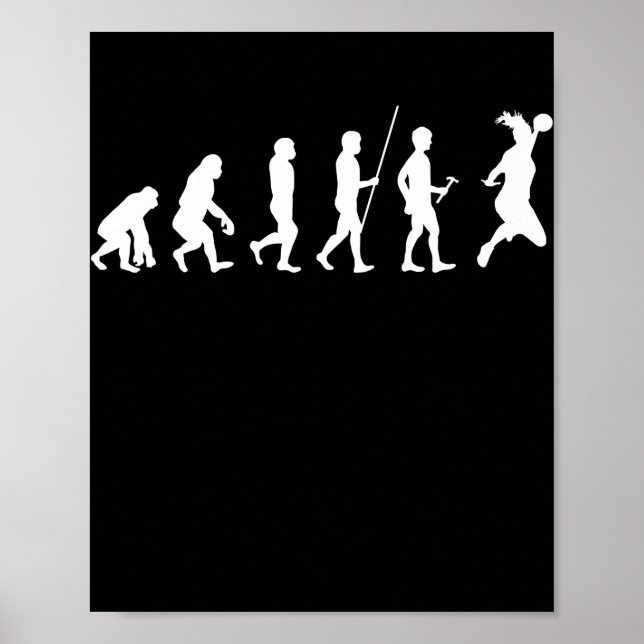 Poster Handball cadeau pour entraîneur gardien de but Spo (Devant)