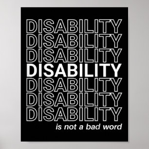 Poster Handicap N'Est Pas Un Mauvais Mot, Bonne Handicap