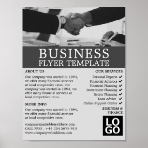 Poster Handshake, Business & Finance Publicité