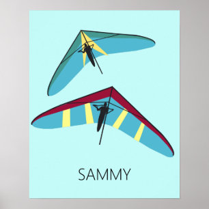 Poster Hang Gliding