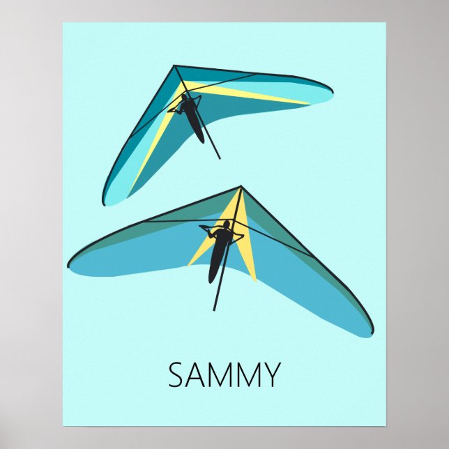 Poster Hang Gliding (Devant)