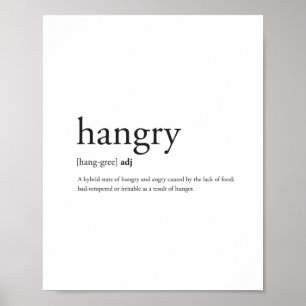 Poster Hangry
