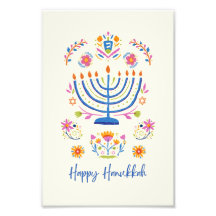 Poster Hanoukka Minnorah