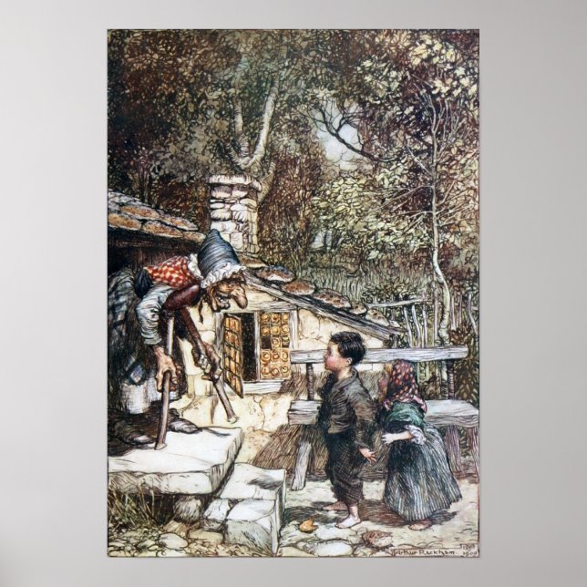 Poster Hansel & Grethel rencontrent la sorcière (Devant)