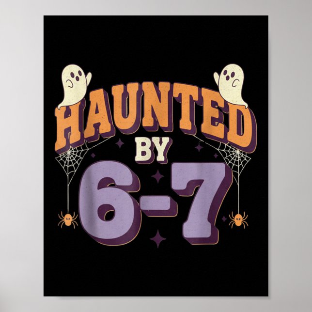 Poster Hantée Par 67 Drôle Halloween (Devant)