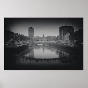 Poster Ha'penny Bridge, Dublin - Canvas