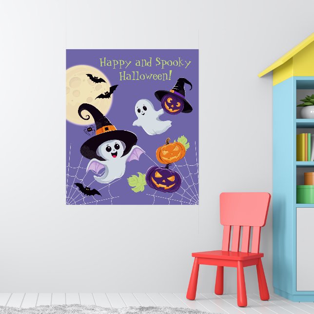 Poster "Happy and éffrayant Halloween !" (Pépinière 1)