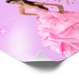 Póster happy birthday, quinceañera fotodruck