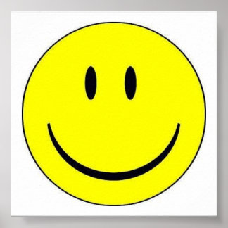 Poster Happy Face Print