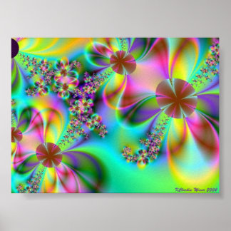 Poster Happy Flowers