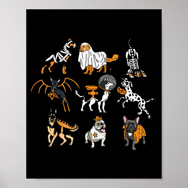 Poster Happy Halloween  (Devant)