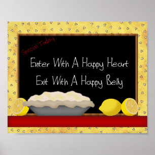 Poster Happy Heart Happy Belly Imprimer