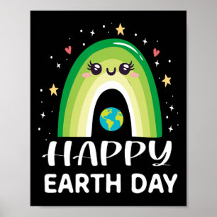Poster Happy Jour des terres Chemise Mignonne Monde Pour 