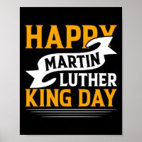 Happy Martin Luther King Sticker