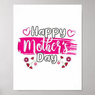 Poster Happy Mother's Day 2025 Tshirt pour Femmes Maman G